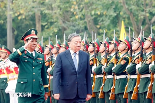 Tổng Bí thư, Chủ tịch nước Tô Lâm: Xây dựng lực lượng vũ trang Quân khu 1 vững mạnh toàn diện