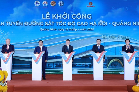 Khởi công dự án tuyến đường sắt tốc độ cao Hà Nội – Quảng Ninh