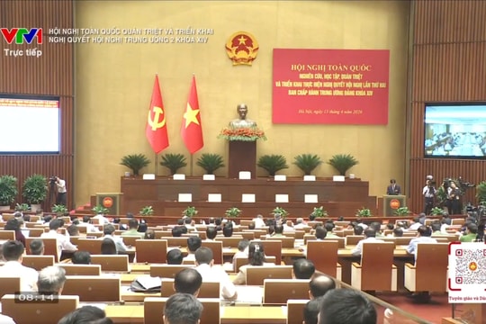 Hội nghị toàn quốc quán triệt, triển khai thực hiện Nghị quyết Trung ương 2 (khóa XIV)