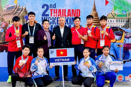 Đội kickboxing Việt Nam giành 32 Huy chương vàng tại Cúp thế giới 2026
