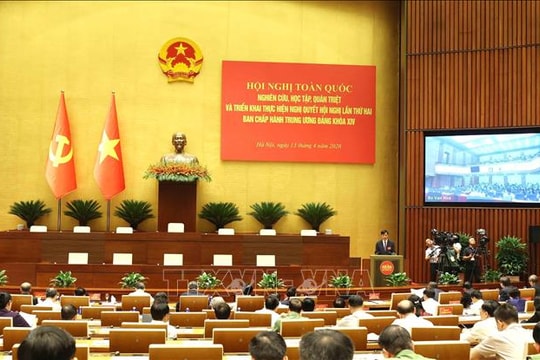 Gần 2,2 triệu cán bộ, đảng viên dự hội nghị quán triệt, triển khai thực hiện Nghị quyết Trung ương 2 (khóa XIV)