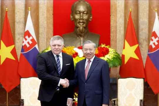 Tổng Bí thư, Chủ tịch nước Tô Lâm tiếp Thủ tướng Cộng hòa Slovakia