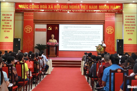 Vĩnh Hưng quán triệt Nghị quyết của Bộ Chính trị về xây dựng và phát triển Thủ đô Hà Nội trong kỷ nguyên mới