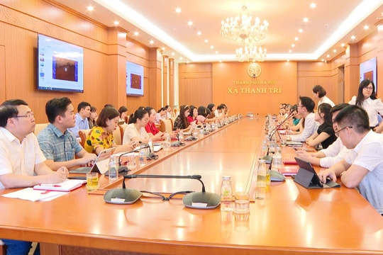 Xã Thanh Trì tập huấn nền tảng HanoiWork