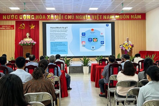 Phường Tương Mai xây dựng “bàn làm việc số”