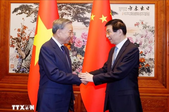 Tổng Bí thư, Chủ tịch nước Tô Lâm hội kiến Chủ tịch Chính hiệp toàn quốc Trung Quốc Vương Hộ Ninh