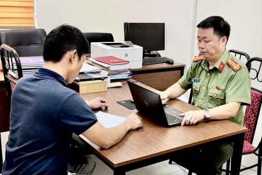 Công an xã Đại Thanh xử phạt cá nhân đăng tải thông tin sai sự thật