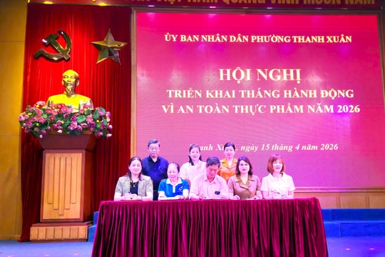 Phường Thanh Xuân triển khai Tháng hành động vì an toàn thực phẩm