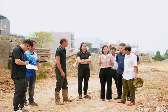 Xã Tây Phương vận động nhân dân, đẩy nhanh tiến độ đường trục 42m