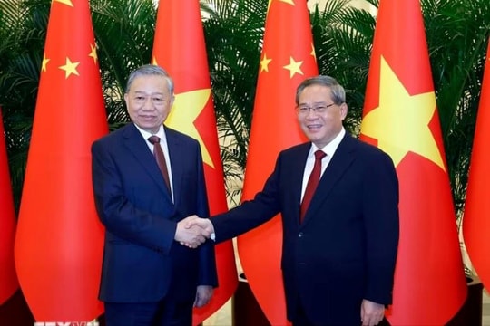 Tổng Bí thư, Chủ tịch nước Tô Lâm hội kiến Thủ tướng Quốc vụ viện Trung Quốc Lý Cường