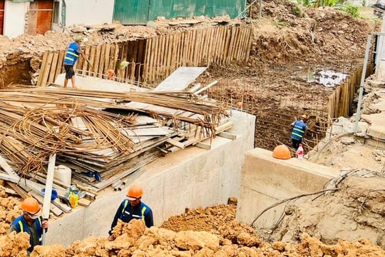 Dự án tuyến cống xả Phú Thượng sẽ về đích trước mùa mưa