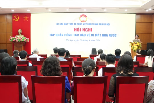 Hà Nội: Tập huấn công tác bảo vệ bí mật nhà nước cho 1.520 cán bộ Mặt trận