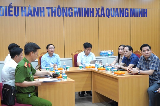 Xã Quang Minh tăng tốc chuyển đổi số: Hệ thống camera giám sát an ninh phát huy hiệu quả