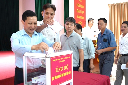 Xã Liên Minh phát động ủng hộ Quỹ “Vì biển, đảo Việt Nam” năm 2026