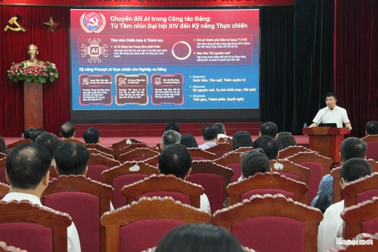Vĩnh Thanh: Tập huấn công tác xây dựng Đảng gắn với mục tiêu chuyển đổi số năm 2026