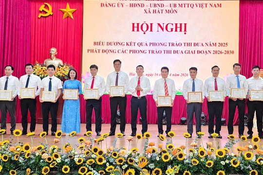 Xã Hát Môn lan tỏa phong trào thi đua yêu nước