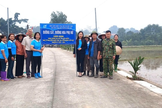 Phụ nữ xã Bất Bạt: Đổi mới hình thức hoạt động gắn với bảo vệ môi trường