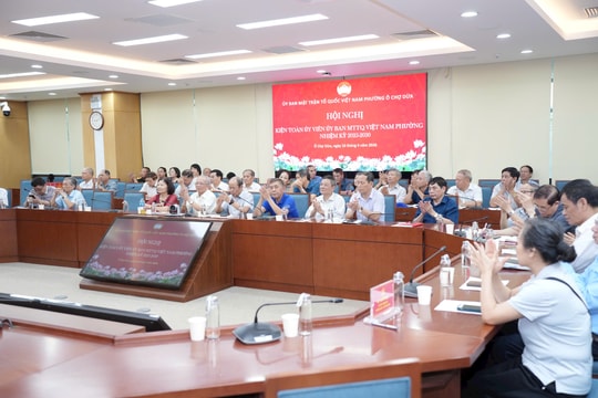 Phường Ô Chợ Dừa kiện toàn 3 ủy viên Ủy ban MTTQ Việt Nam
