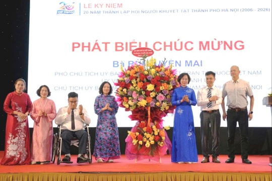 Hội Người khuyết tật TP Hà Nội: 20 năm bền bỉ kiến tạo giá trị, lan tỏa tinh thần hòa nhập