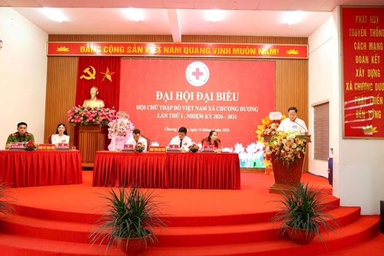 Đại hội Hội Chữ Thập đỏ xã Chương Dương lần thứ I: Lan tỏa hoạt động nhân đạo