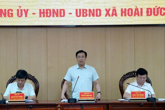 Xã Hoài Đức xây dựng lộ trình trở thành đô thị văn minh