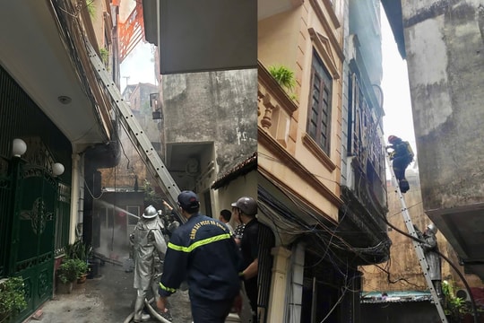 Kịp thời cứu người mắc kẹt trong vụ cháy nhà dân