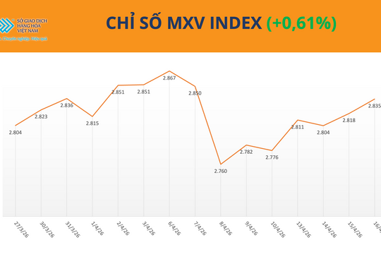 Lực mua giành ưu thế, MXV-Index nối dài đà tăng