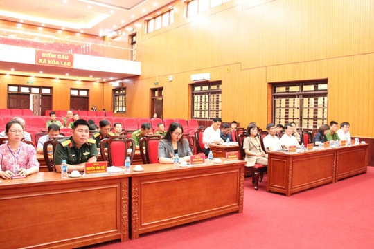 Xã Hòa Lạc: Chủ động dự báo, định hướng dư luận, không để phát sinh điểm nóng