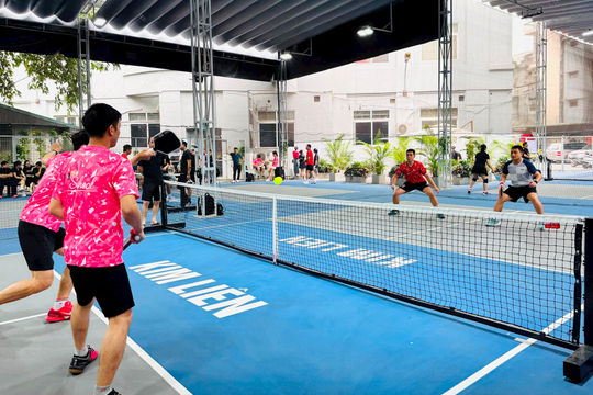 Khai mạc Giải Pickleball phường Kim Liên năm 2026