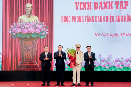 Lan tỏa tinh thần phục vụ nhân dân, xây dựng hình mẫu người chiến sĩ Công an Thủ đô thời kỳ mới