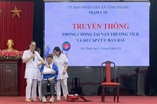 Vĩnh Thanh chủ động trang bị kỹ năng phòng, chống tai nạn thương tích cho học sinh