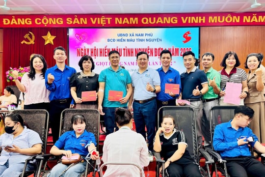 Lan tỏa nghĩa cử cao đẹp từ phong trào hiến máu tình nguyện ở Nam Phù