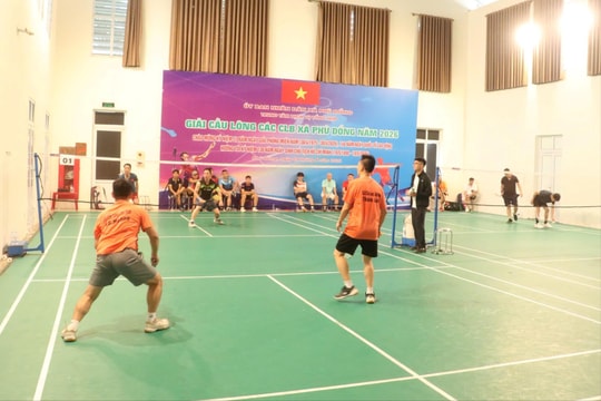 200 vận động viên tranh tài Giải cầu lông các câu lạc bộ xã Phù Đổng năm 2026