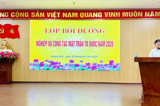 Hoàng Mai đổi mới công tác Mặt trận thông qua chuyển đổi số và ứng dụng công nghệ