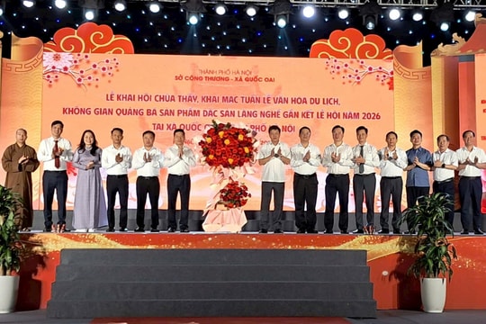 Quốc Oai khai hội chùa Thầy 2026: Lan tỏa giá trị di sản, kết nối văn hóa, du lịch