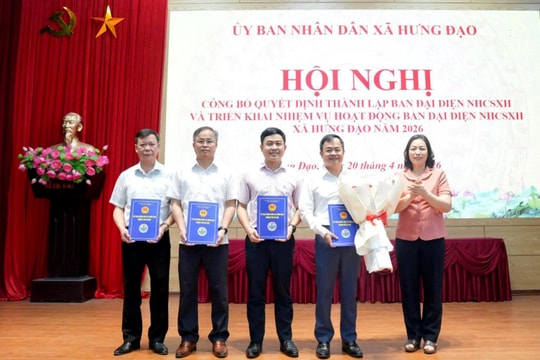 Xã Hưng Đạo kiện toàn Ban đại diện Ngân hàng Chính sách xã hội
