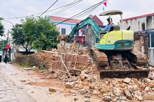 Xã Phúc Thọ lan tỏa phong trào hiến đất mở đường