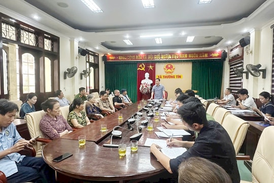 Thường Tín tổ chức đối thoại trước khi cưỡng chế thu hồi đất thi công Vườn hoa Nguyễn Du