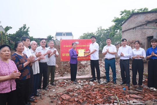 Xã Minh Châu khởi công nhà Đại đoàn kết, tiếp sức hộ nghèo ổn định cuộc sống