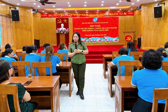 Thanh Liệt tăng cường tuyên truyền phòng, chống mua bán người trên không gian mạng