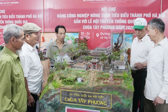 Người “giữ hồn” chùa Tây Phương qua tiểu cảnh thu nhỏ