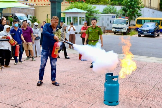 Phú Thượng: Chủ động phòng cháy, chữa cháy theo phương châm “4 tại chỗ”