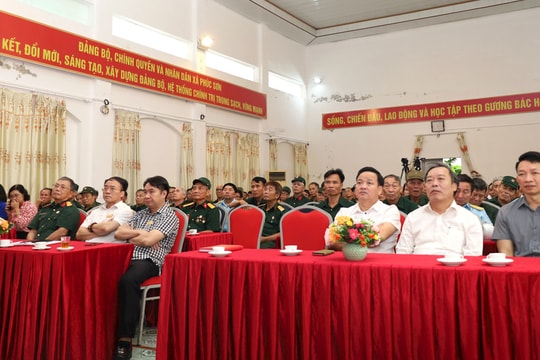 Xã Phúc Sơn: Hội viên cựu chiến binh học tập và làm theo Bác Hồ