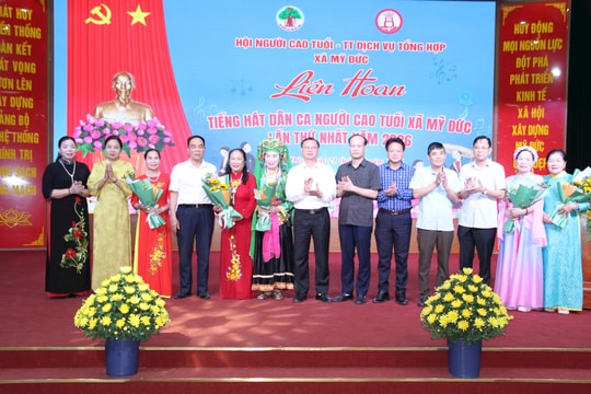 Xã Mỹ Đức: Liên hoan tiếng hát dân ca lan tỏa giá trị văn hóa truyền thống