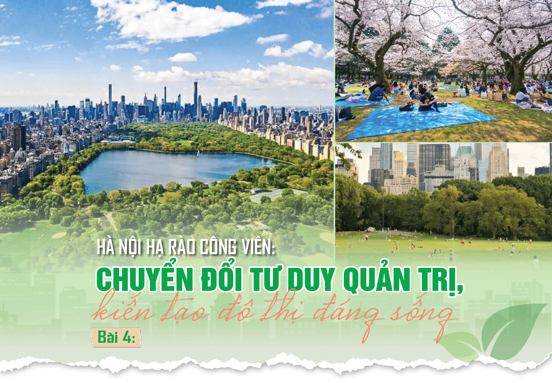 Bài 4: Bài học về công viên mở trong đô thị hiện đại