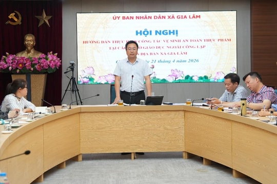 Gia Lâm: Nâng cao hiệu quả quản lý vệ sinh an toàn thực phẩm khối trường học ngoài công lập