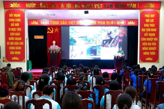 Xã Dân Hòa tập huấn kỹ năng chữa cháy cho cán bộ, người dân