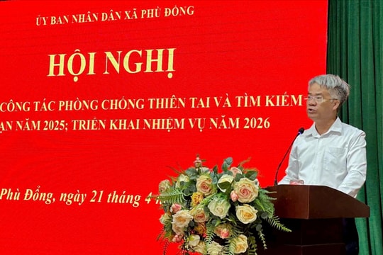 Xã Phù Đổng chủ động, sẵn sàng ứng phó với thiên tai