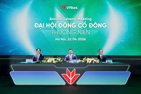 VPBank chia cổ tức tiền mặt 5%, tham vọng lợi nhuận năm 2026 vượt 41.000 tỷ đồng