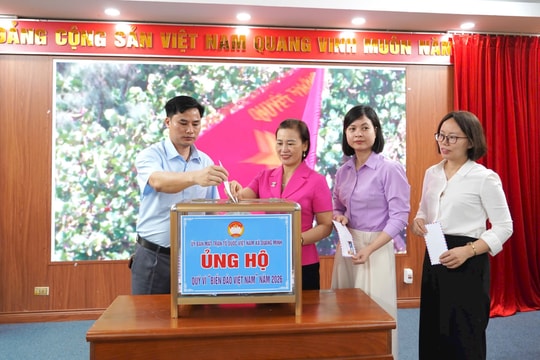 Xã Quang Minh phát động ủng hộ Quỹ “Vì biển, đảo Việt Nam” năm 2026